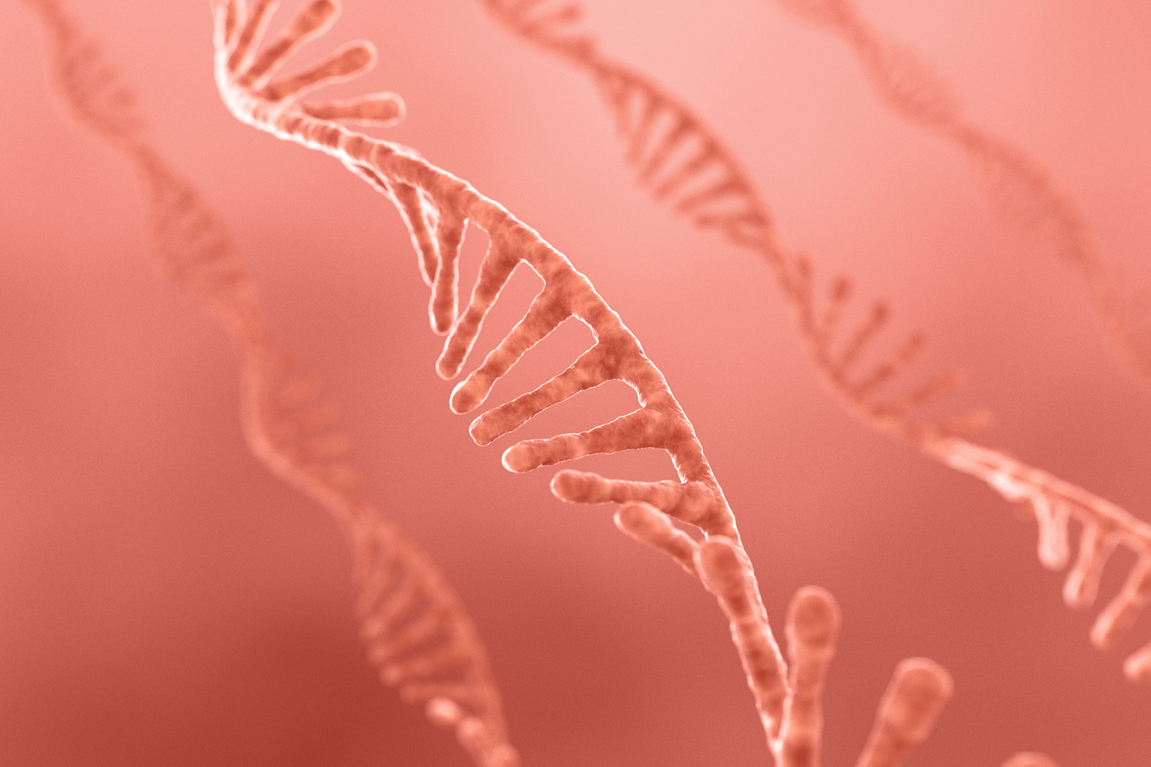 Strands of mRNA