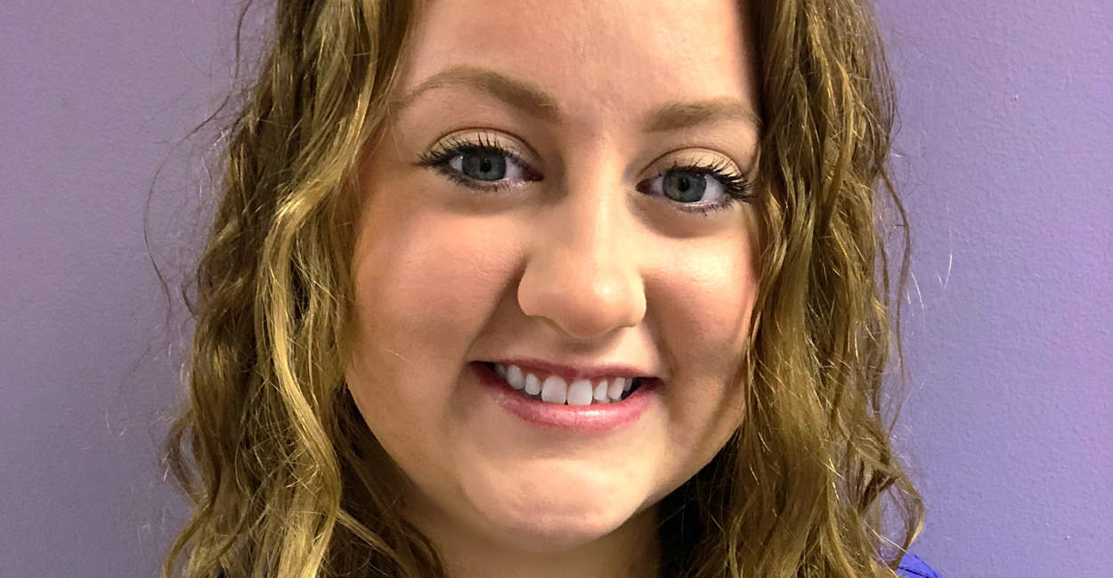 April 2024 employee of the month winner, Katy Sala