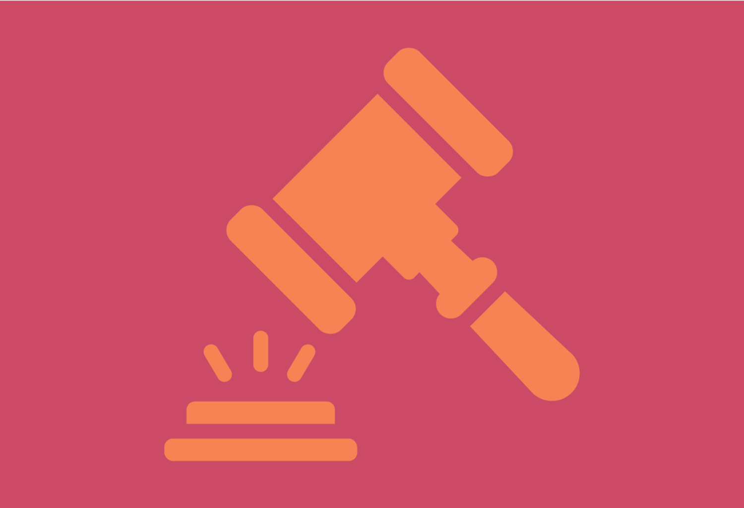 Illustration of a gavel for this month's topic: “Behavior Language That Should Disappear.”