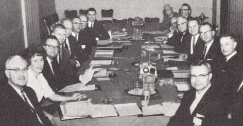 A photo of the AAHA executive board in 1962