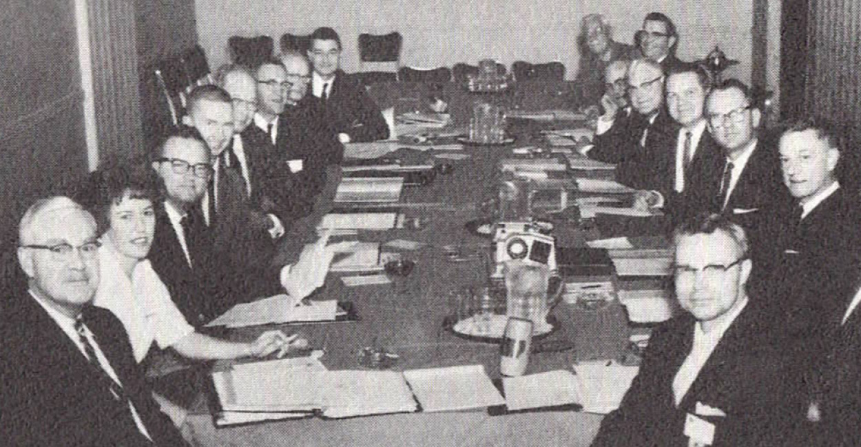 A photo of the AAHA executive board in 1962
