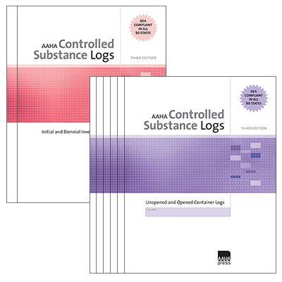 AAHA Controlled Substance Logs Cover