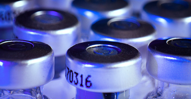 Vials of vaccines