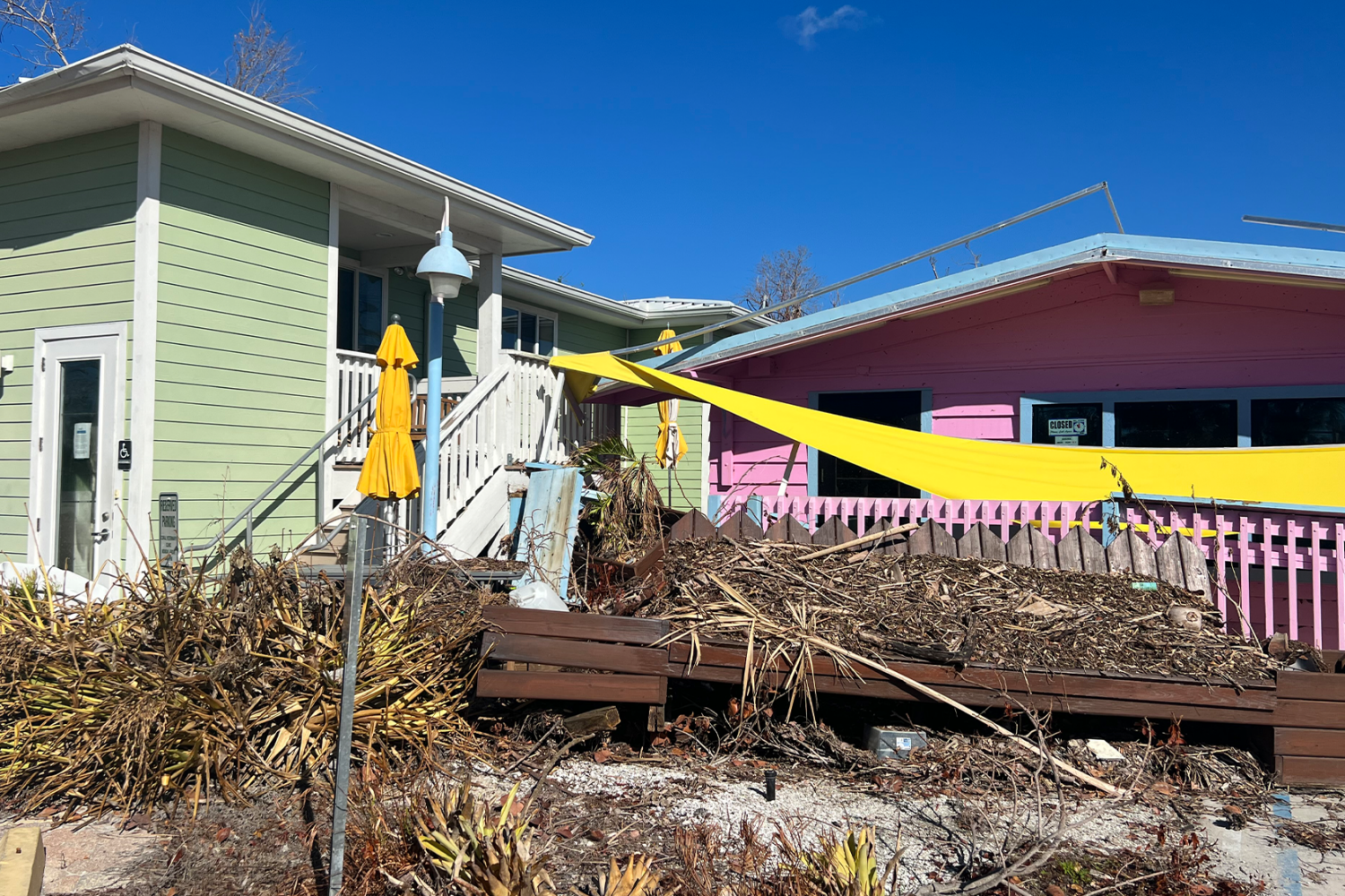 damage to building from hurricane ian in 2022