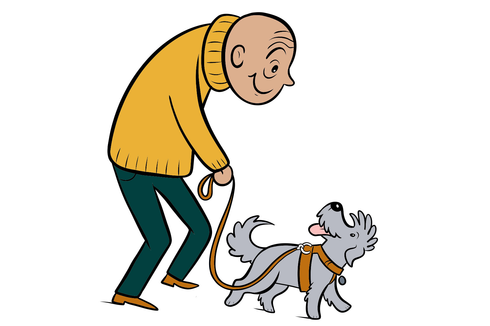 Billie and Arthur illustration