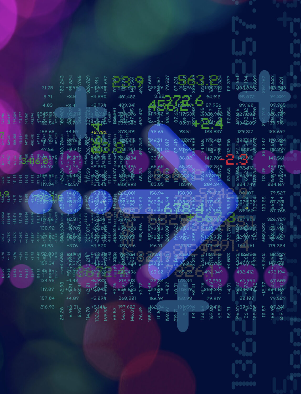 graphic with arrows and numbers
