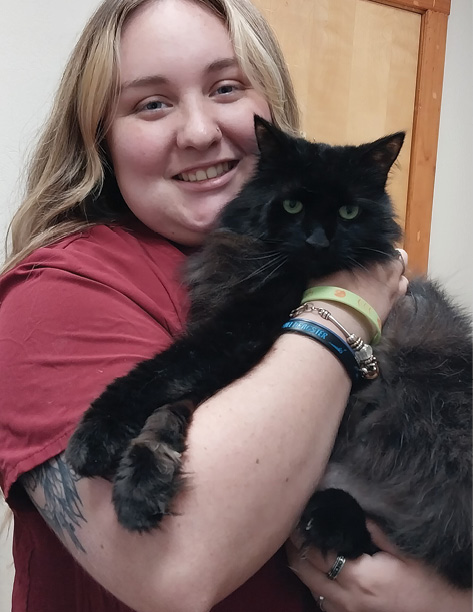Vicky Woods, veterinary assistant